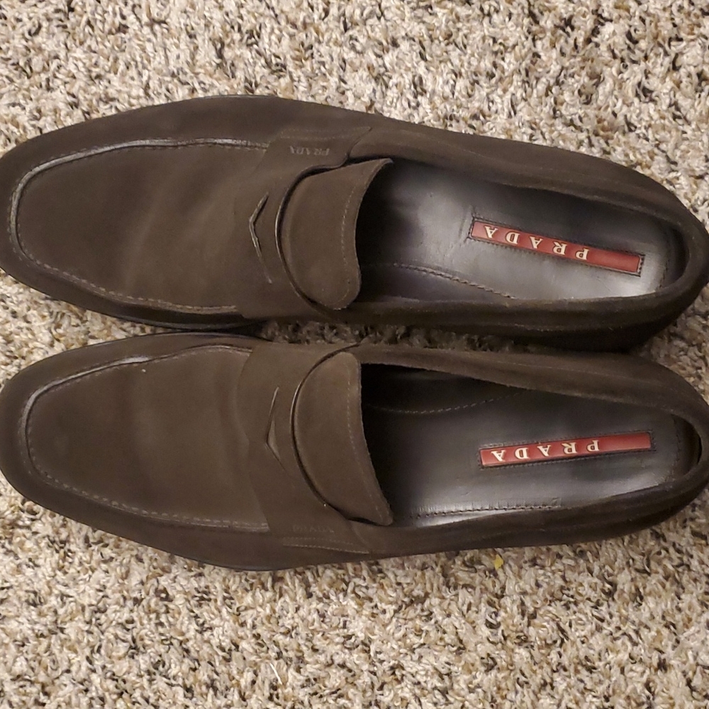 Prada suade mens shoe